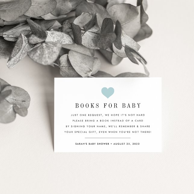 Book Request | Baby Shower Invitation Insert Card (Creator Uploaded)