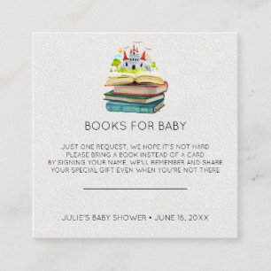 Book Request   Fairy Tales Baby Shower Insert