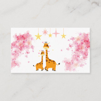 Book Request Giraffe  Enclosure Card