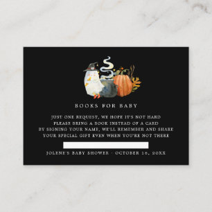 Book Request   Halloween Ghost Baby Shower Enclosure Card