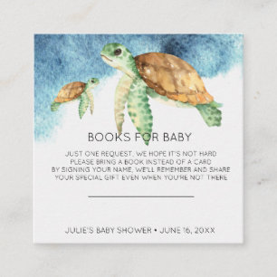 Book Request   Sea Turtle Baby Shower Insert