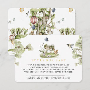 Book Request Woodland Circus Baby Animals Enclosure Card