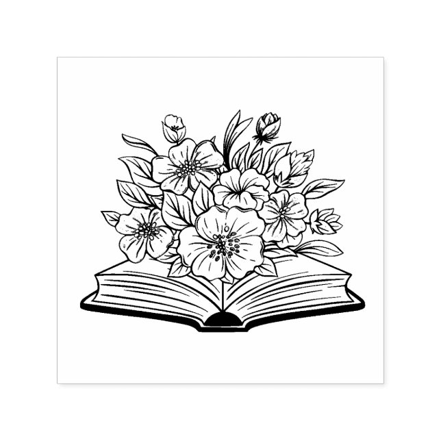 Book Self-inking Stamp (Design)