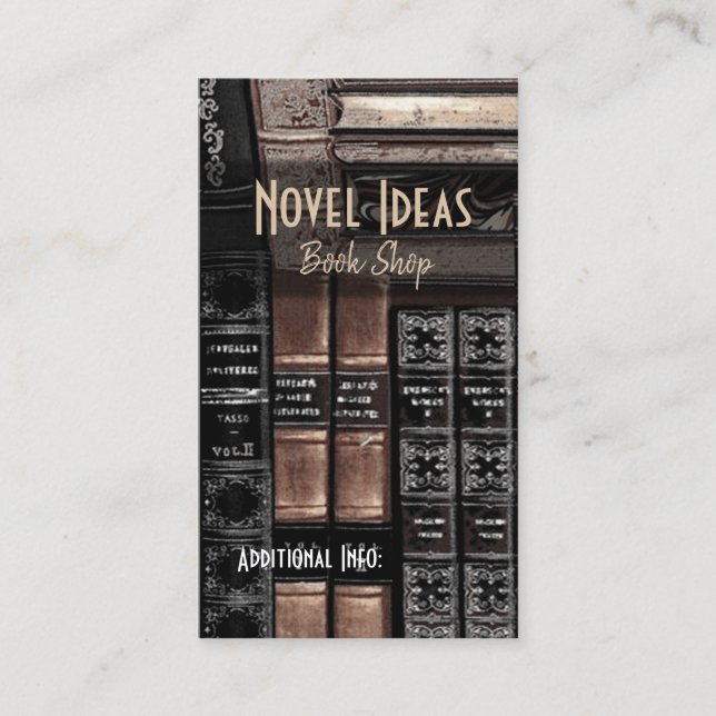 Book Shop Business Card 2 (Front)