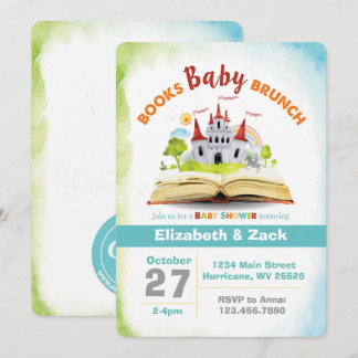 Book Shower Baby Shower Invitation