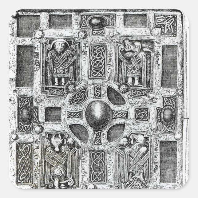 Book-Shrine or Cumdach of Molaise, c.1001-1025 Square Sticker (Front)