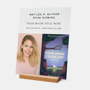 Book Signing   Author Book Launch Promotional Acrylic Sign