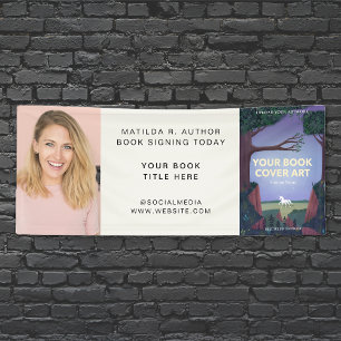 Book Signing   Author Book Launch Promotional Banner