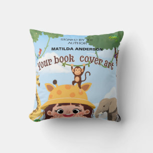Book Signing Author Book Launch Promotional Cushion