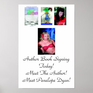Book signing poster