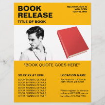 Book Signing & Release Flyer - Author Collection