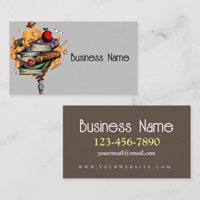 Book Smart Business Card (Front/Back)