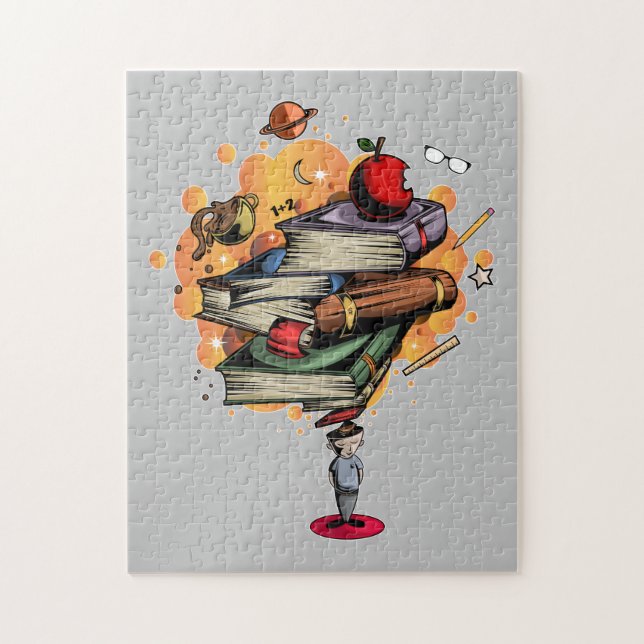 Book Smart Jigsaw Puzzle (Vertical)