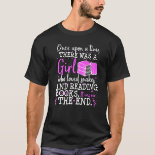 Book Snake Nerd Once Upon A Time Reader Geek Boa T-Shirt
