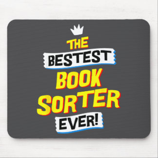 Book Sorter, Funny Job Occupation  Mouse Mat