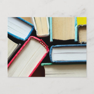 Book Spines Photo Postcard