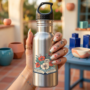 Book Stainless Steel Water Bottle
