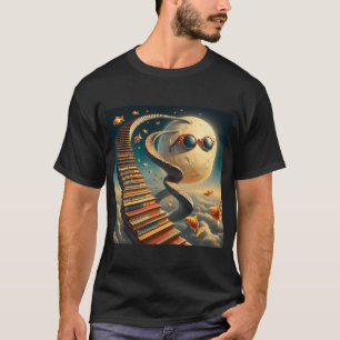 Book Staircase – Surreal Fantasy Sky T-Shirt