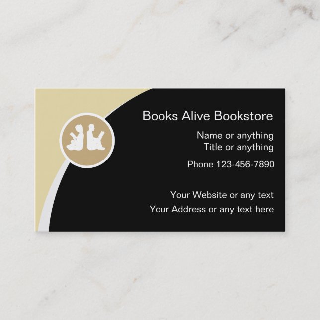Book Store Business Cards (Front)