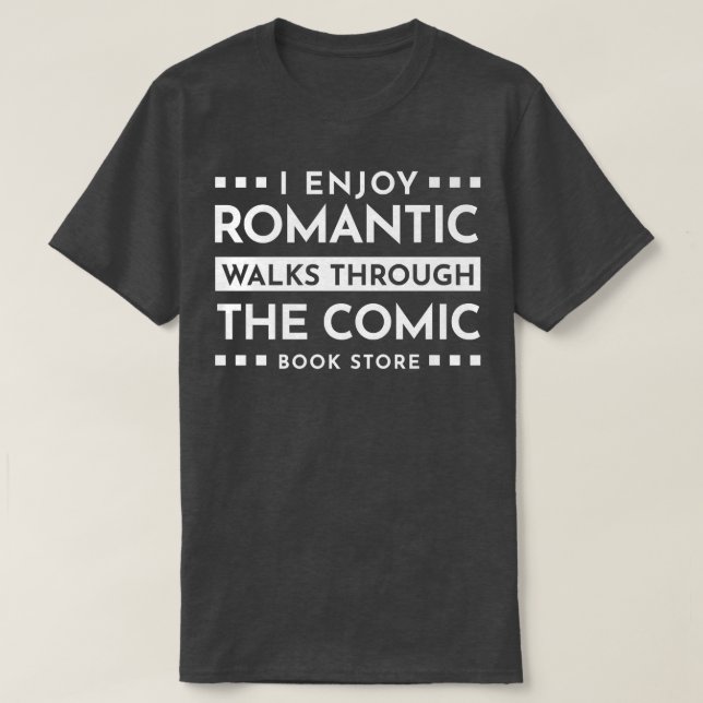 Book Stuff Book Lovers Comic Book  T-Shirt (Design Front)