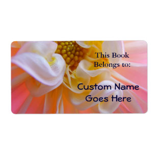 Book Tags Floral Book Labels Book Belongs to