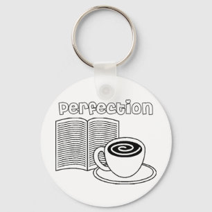 Book & Tea Perfection Key Ring