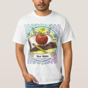 Book Teacher Flowers T-Shirt