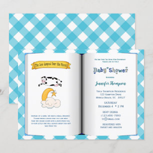 Book Theme Baby Shower Invitation (Boy)
