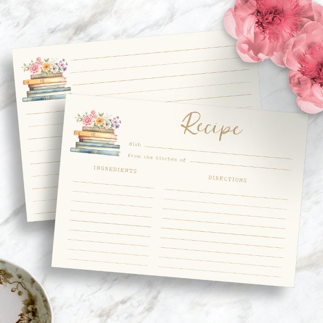 Book Theme Recipe Card (Book Theme Recipe Card
)