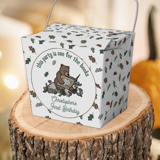 Book Themed Boys Birthday Party  Favour Box (Creator Uploaded)
