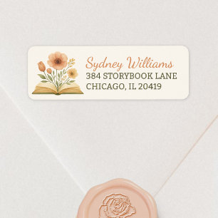 Book Themed Bridal Shower - Watercolor Floral 