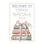 Book Themed Welcome Sign