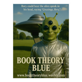 Book Theory Blue alien poster