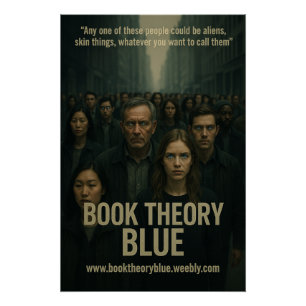 Book Theory Blue Poster 11