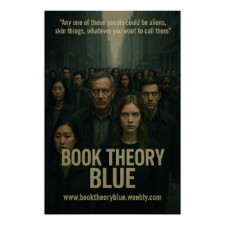 Book Theory Blue Poster 11