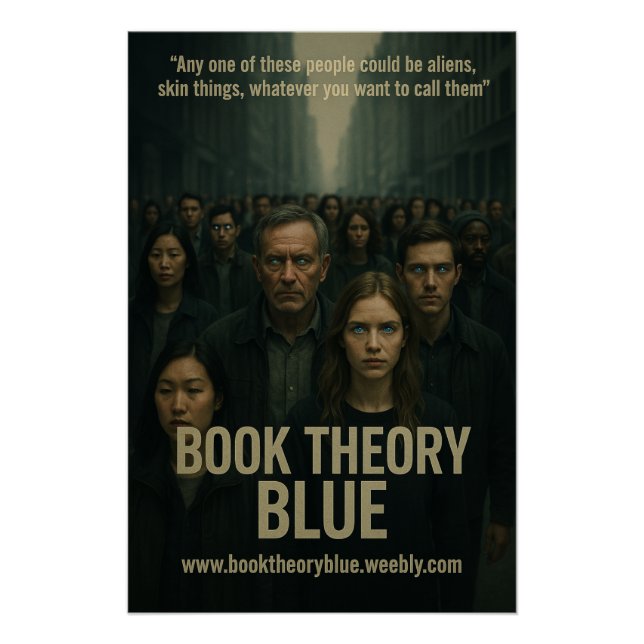 Book Theory Blue Poster 11 (Front)