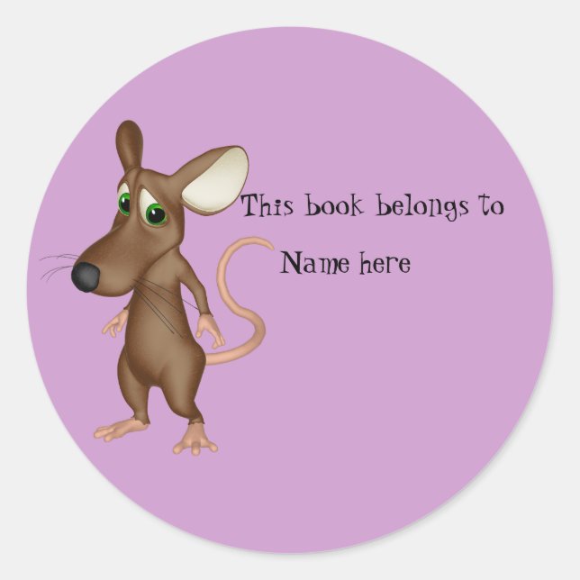 Book "This Book Belongs To" Stickers (Front)