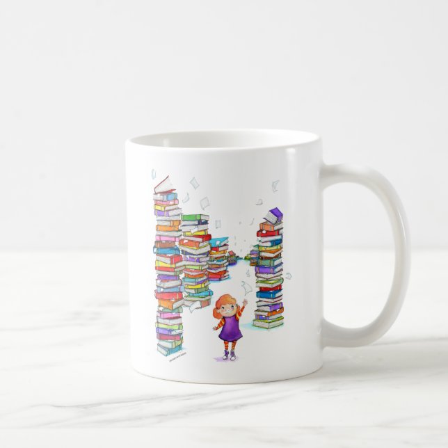Book Tower Coffee Mug (Right)