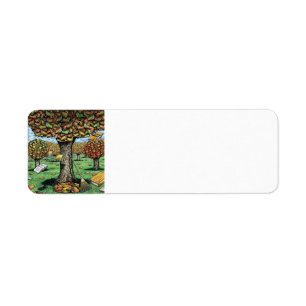 Book Tree Address Labels