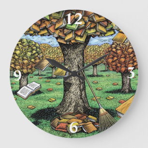 Book Tree Clock