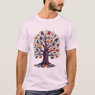 book tree men T-Shirt