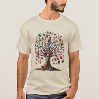 book tree sand men T-Shirt