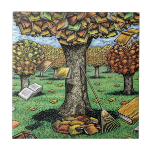 Book Tree Tile