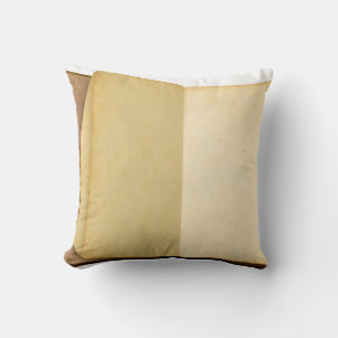 Book vintage old texture retro cushion