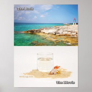Book vs. Movie (Beach) Poster