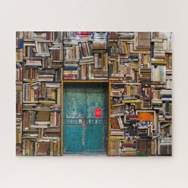 Book wall, jigsaw puzzle (Horizontal)