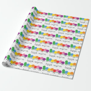 Book Worm Caterpillar Wrapping Paper