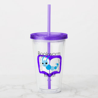 Book Worm Mum Acrylic Tumbler