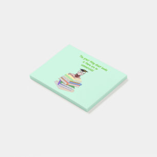 Book Worm Post-it Notes