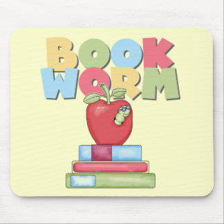 Book Worm Tshirts and Gifts Mouse Mat